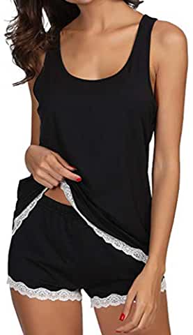 Black Lace Pajamas